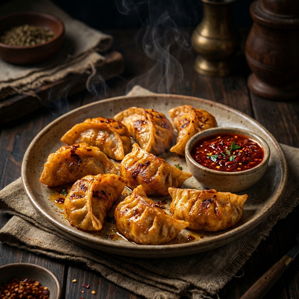 Hawker's Kurkure Momos